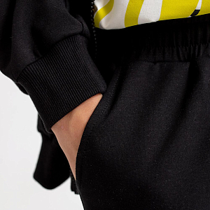 Костюм с бомбером MIZA, черный